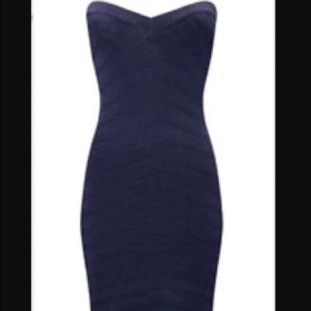 Bandage French Connection strapless sweatheart dress